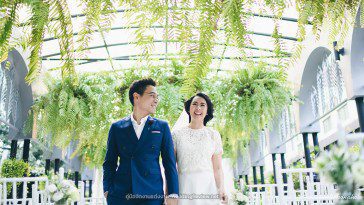 จัดงานแต่งงานในสวน สไตล์คุณเมษ คุณทอม ที่ 'วังดินสอ'