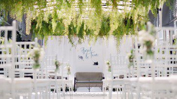 รีวิวจัดงานแต่งงานในสวน สไตล์คุณเมษ คุณทอม ที่ 'วังดินสอ'