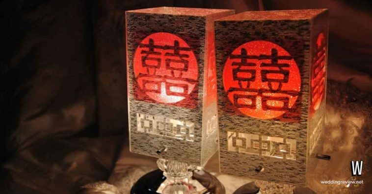 การถือตะเกียงและตู้เซฟแดง ในพิธีแต่งงานแบบจีน