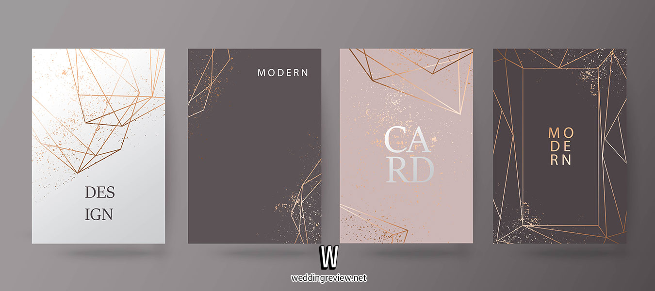 การ์ดแต่งงานสีชมพู