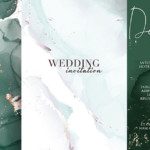 รวมแบบ การ์ดแต่งงาน สีสวย กว่า 60+ แบบ