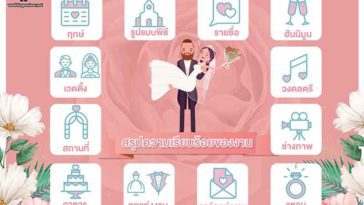 รวม Checklist งานแต่งงาน เช็กให้พร้อมก่อนวันสุดพิเศษ