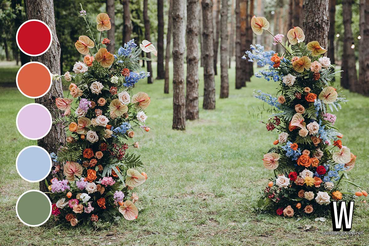 35 ไอเดีย แบ็คดรอปงานแต่ง & ธีมสี เก๋ ๆ