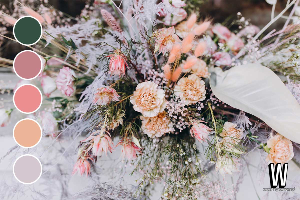 35 ไอเดีย แบ็คดรอปงานแต่ง & ธีมสี เก๋ ๆ