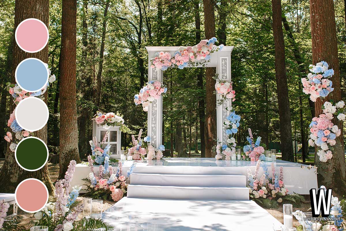 35 ไอเดีย แบ็คดรอปงานแต่ง & ธีมสี เก๋ ๆ