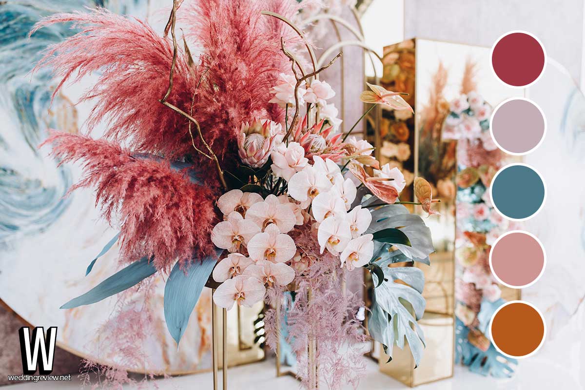 35 ไอเดีย แบ็คดรอปงานแต่ง & ธีมสี เก๋ ๆ