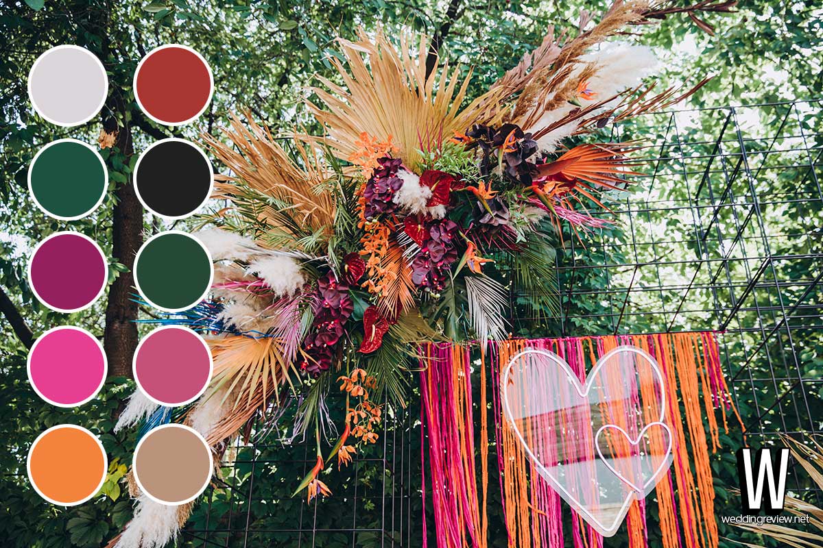 35 ไอเดีย แบ็คดรอปงานแต่ง & ธีมสี เก๋ ๆ