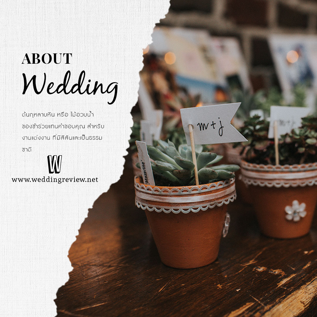 20 ไอเดีย ของชำร่วย งานแต่ง เก๋ ๆ ที่คนอยากได้