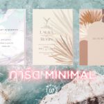 20 แบบ การ์ดแต่งงาน มินิมอล เรียบเก๋ ถูกใจ เข้ากับธีมงานแต่ง